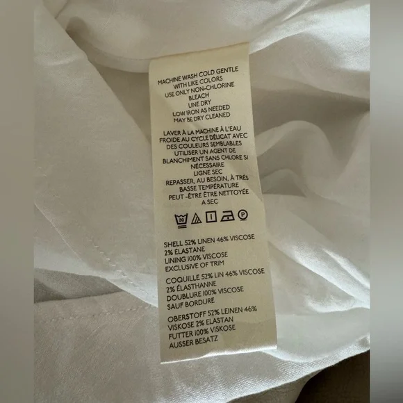 Anthropologie The Tilda Slip Skirt: Linen Edition. Size LP. MSRP $138 - Picture 15 of 15